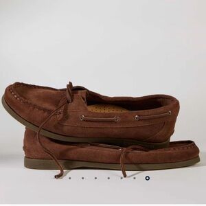 NWT Sperry Authentic Original™ 1 Eye Boat Shoe in Dark Chocolate Suede